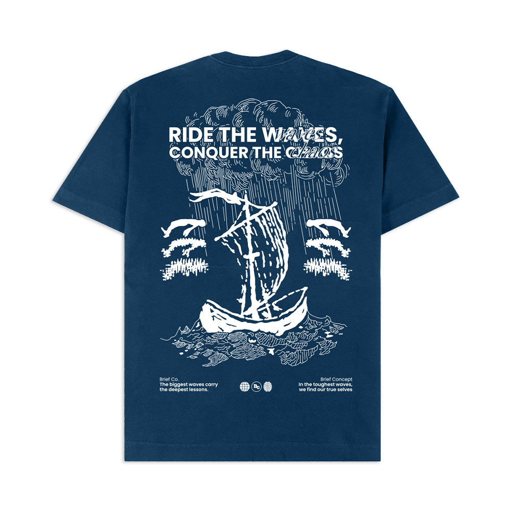 T-SHIRT OVERSIZED "WAVES"