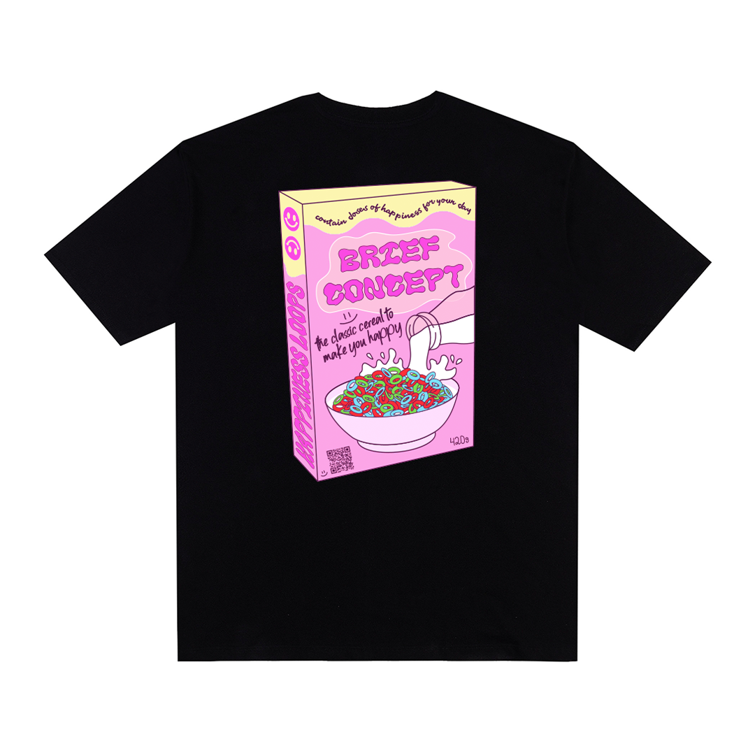 T-SHIRT CEREAL HAPPINESS