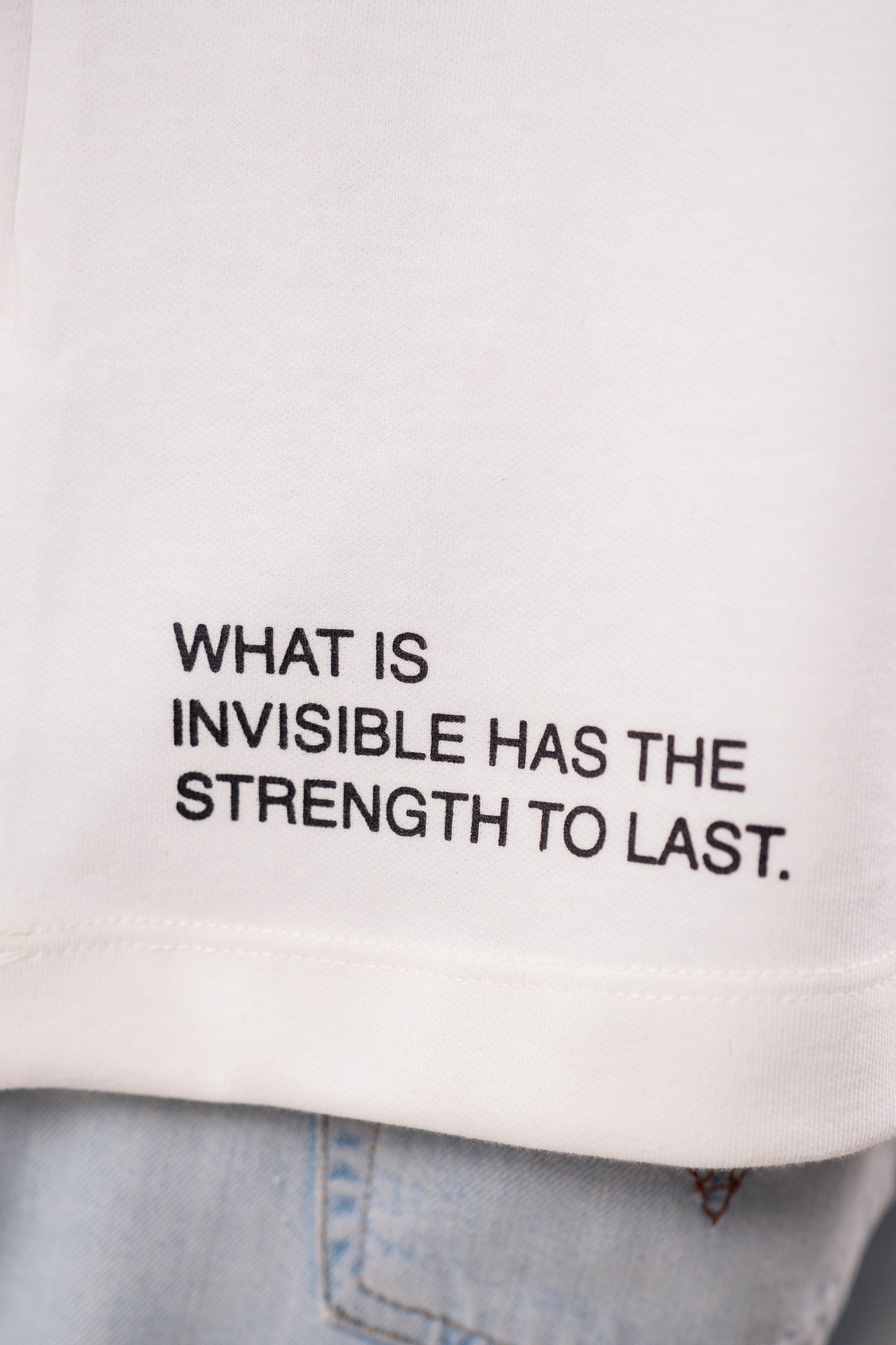 CAMISETA OVERSIZED ESSENTIAL OFF-WHITE