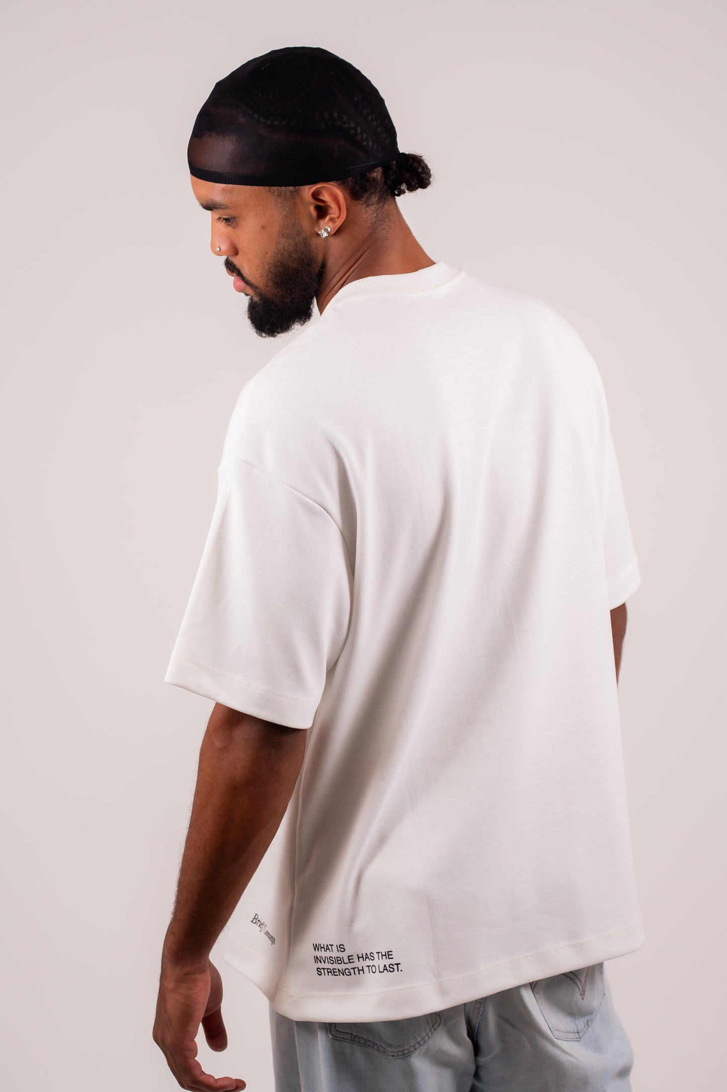 CAMISETA OVERSIZED ESSENTIAL OFF-WHITE