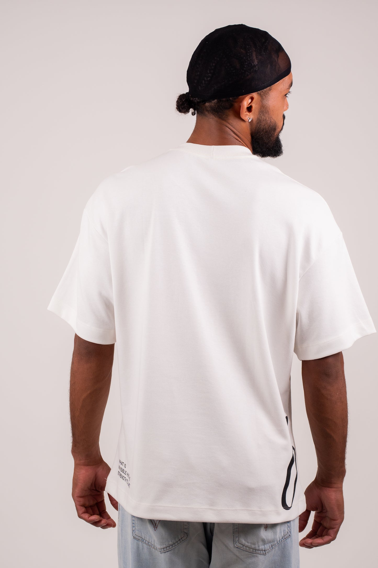 CAMISETA OVERSIZED ESSENTIAL OFF-WHITE