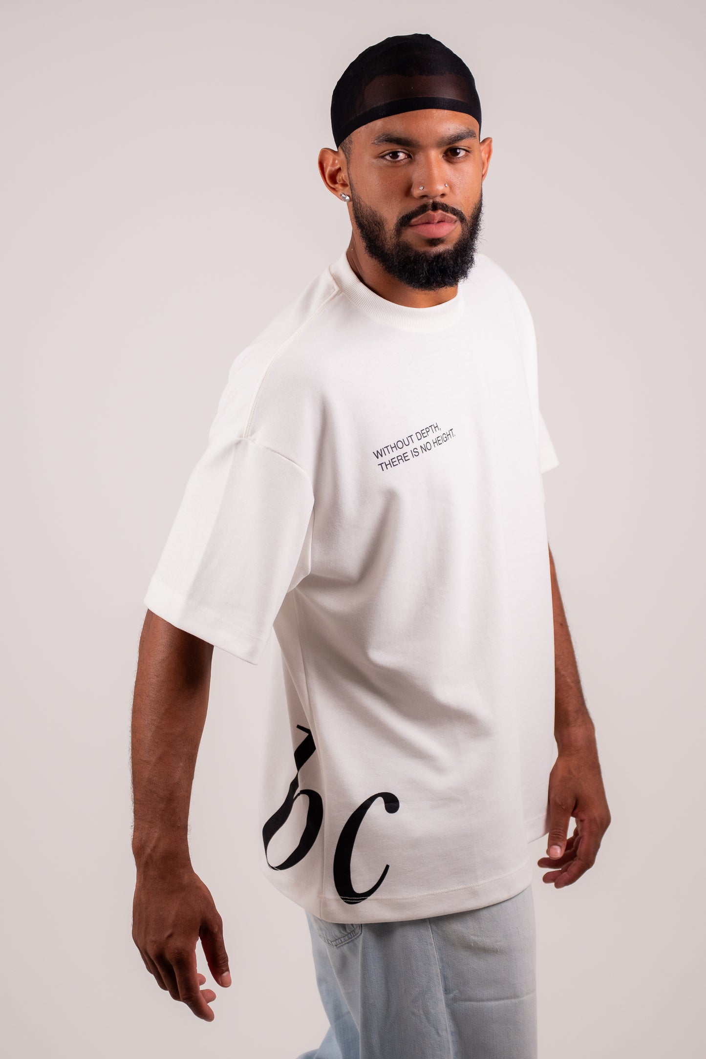 CAMISETA OVERSIZED ESSENTIAL OFF-WHITE