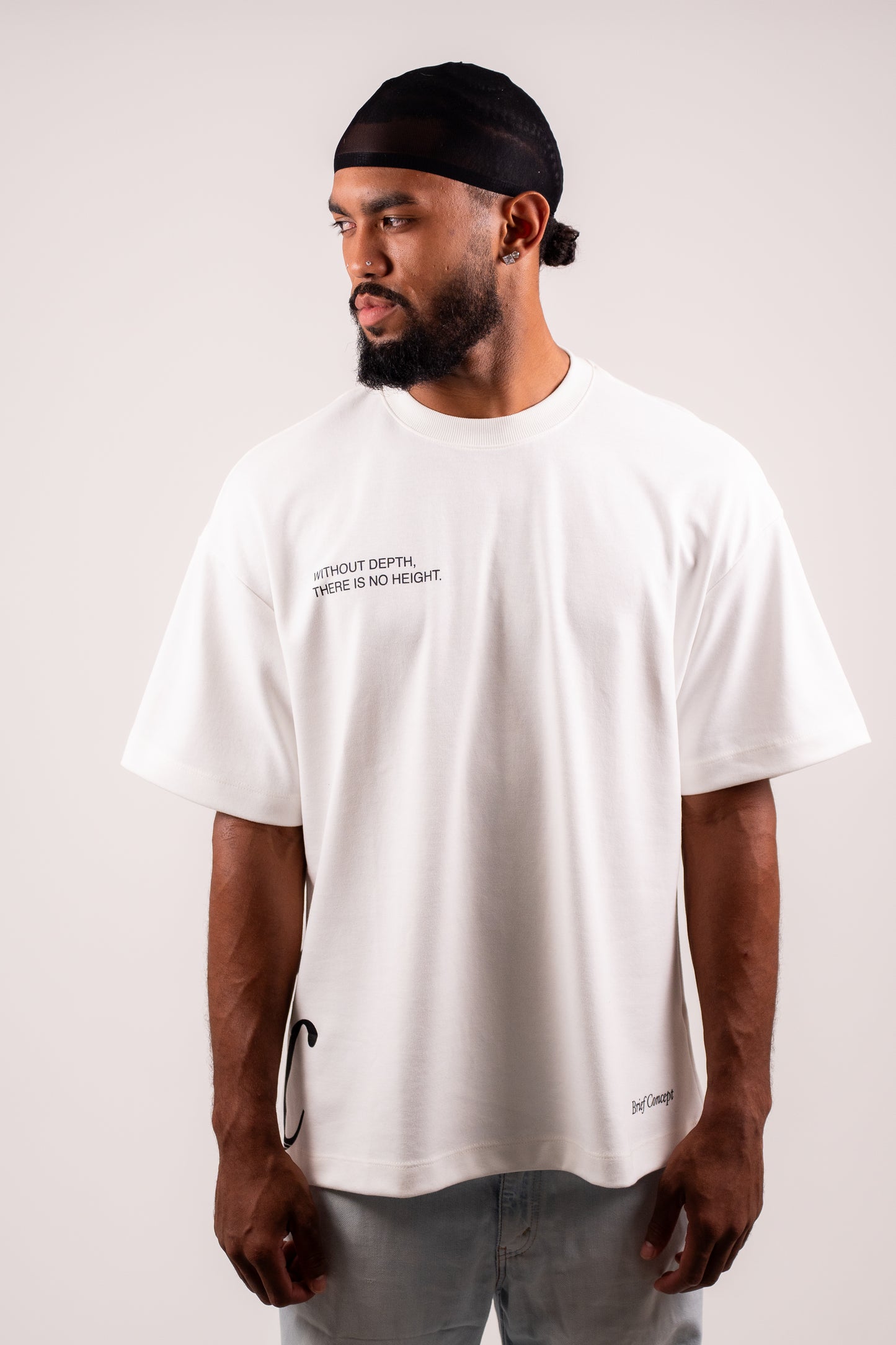 CAMISETA OVERSIZED ESSENTIAL OFF-WHITE