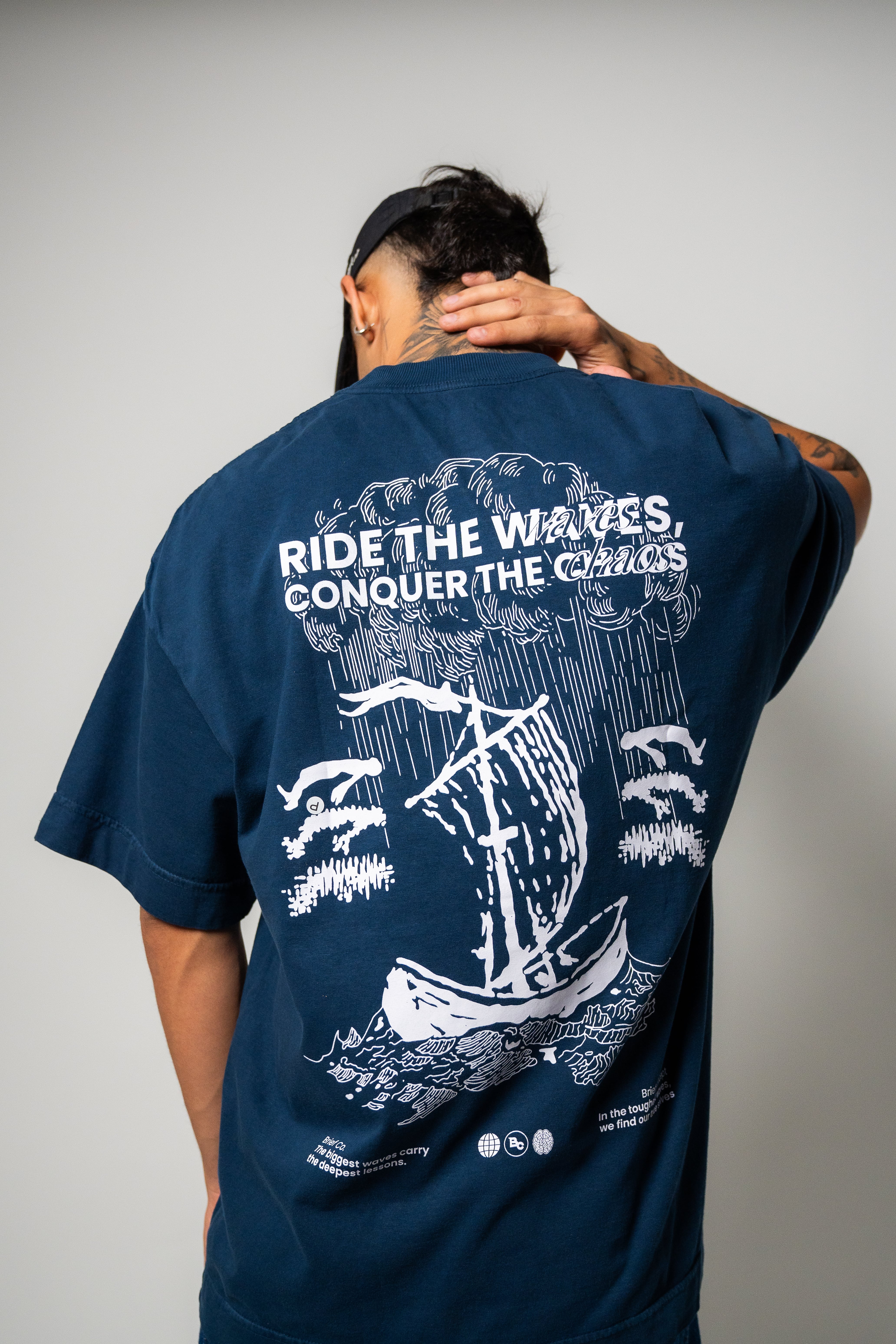 T-SHIRT OVERSIZED "WAVES"