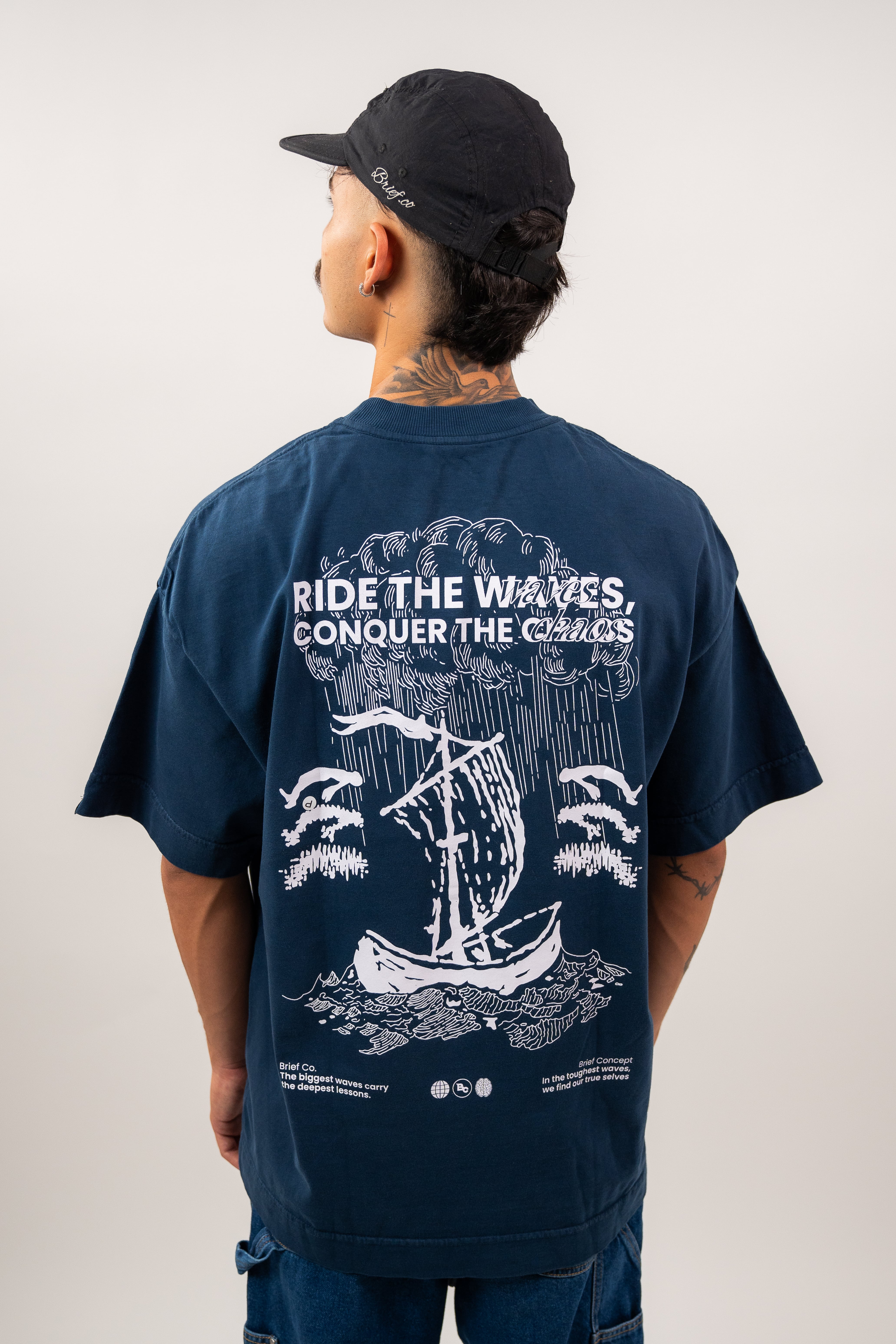 T-SHIRT OVERSIZED "WAVES"