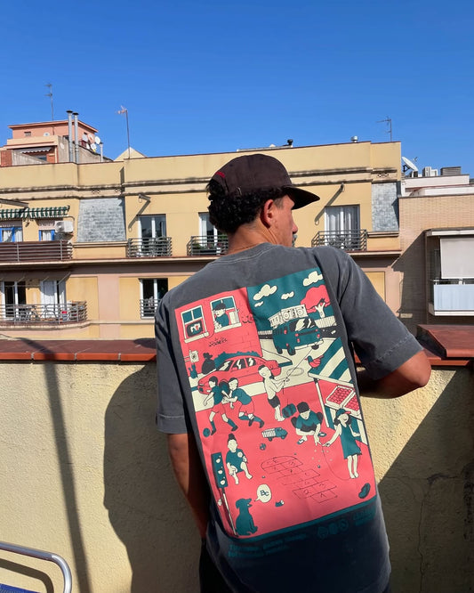 CAMISETA OVERSIZED "Brincadeira de rua"